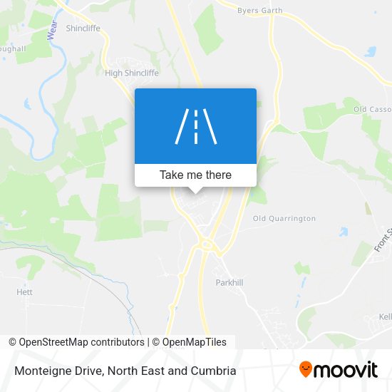 Monteigne Drive map