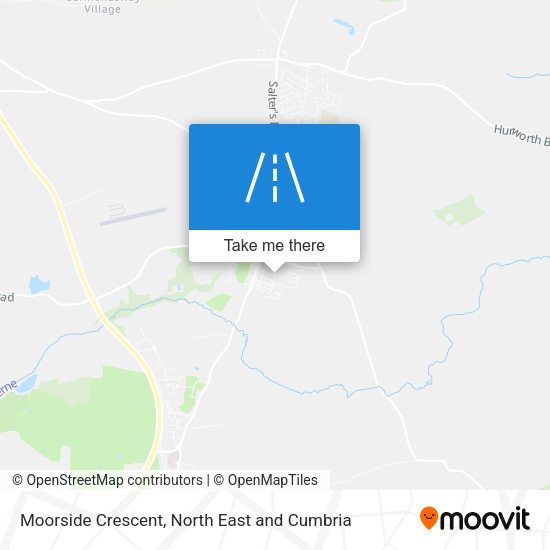 Moorside Crescent map