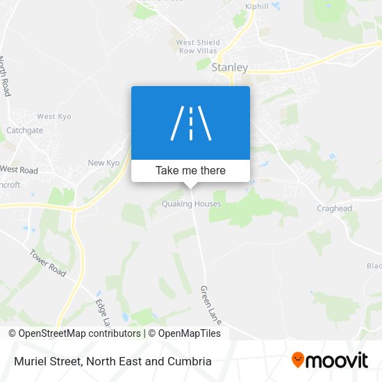 Muriel Street map
