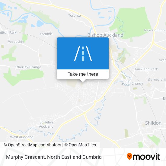 Murphy Crescent map