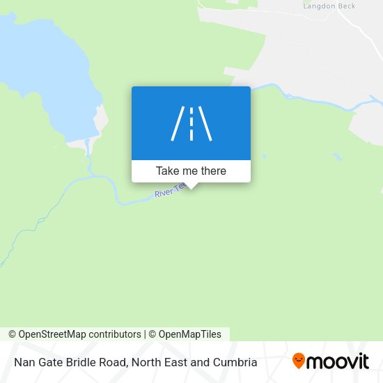 Nan Gate Bridle Road map