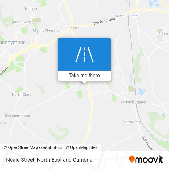 Neale Street map