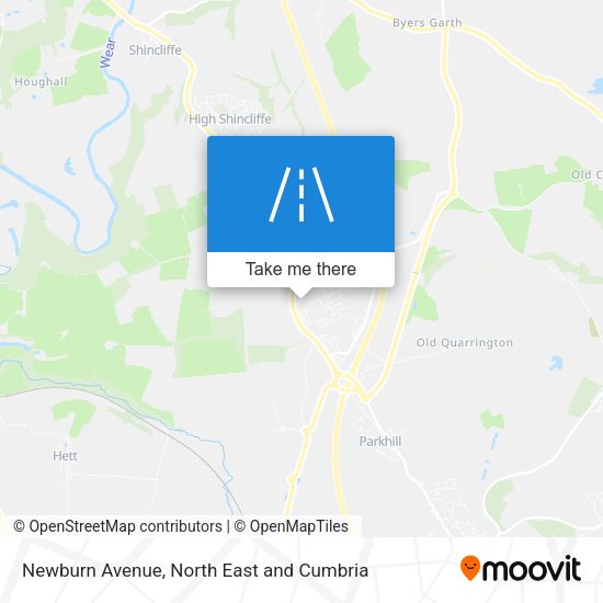 Newburn Avenue map