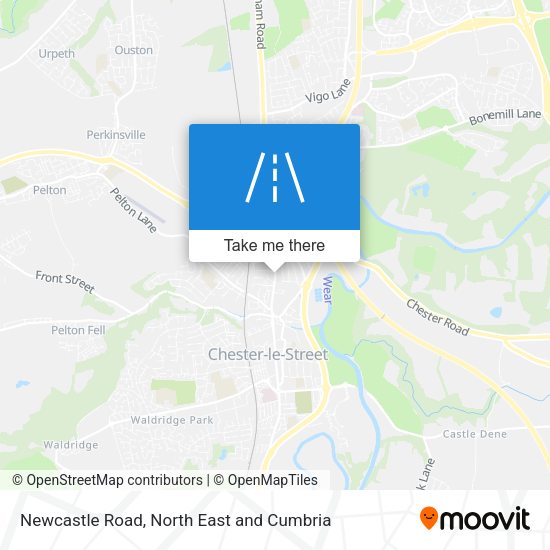 Newcastle Road map