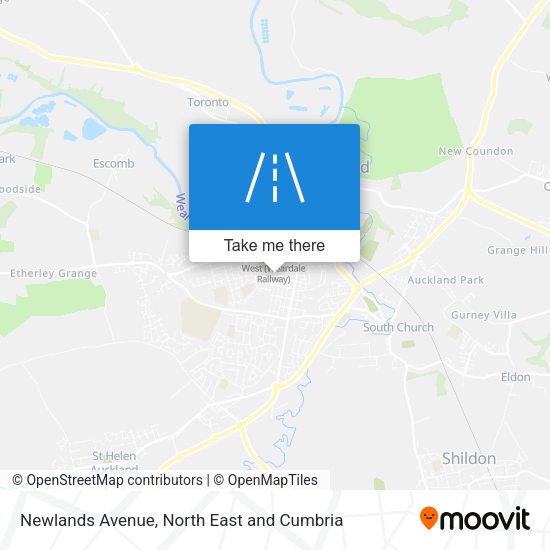 Newlands Avenue map