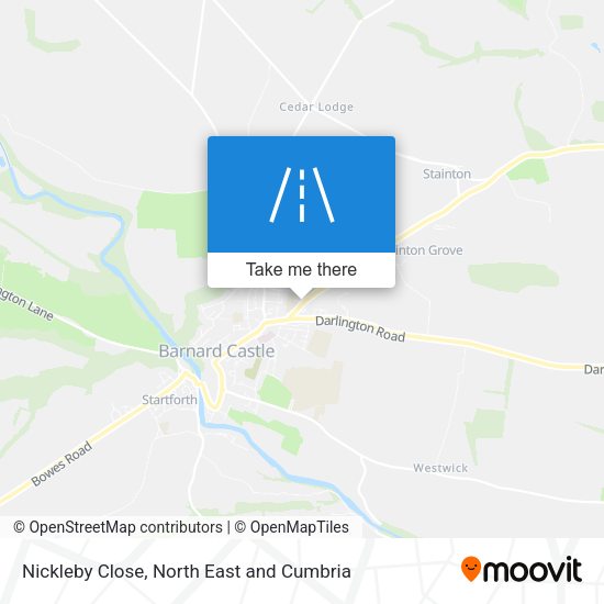 Nickleby Close map