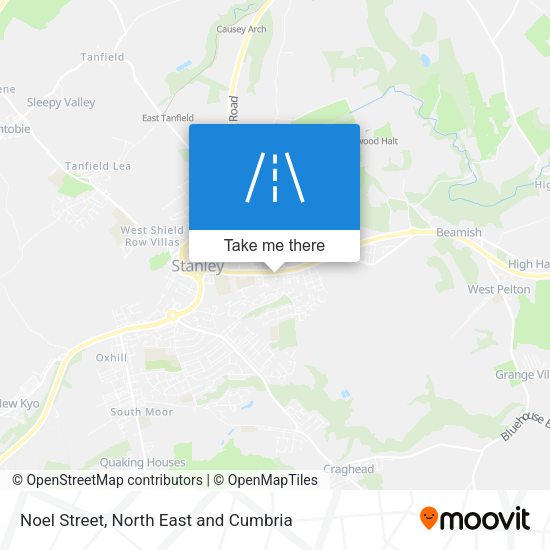 Noel Street map