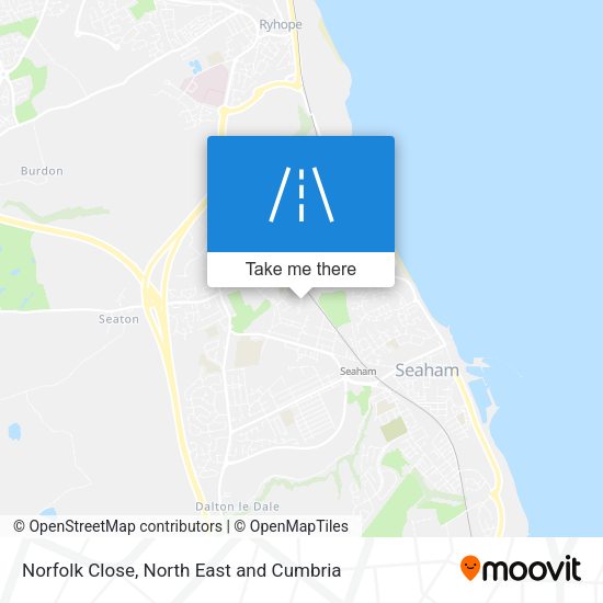 Norfolk Close map