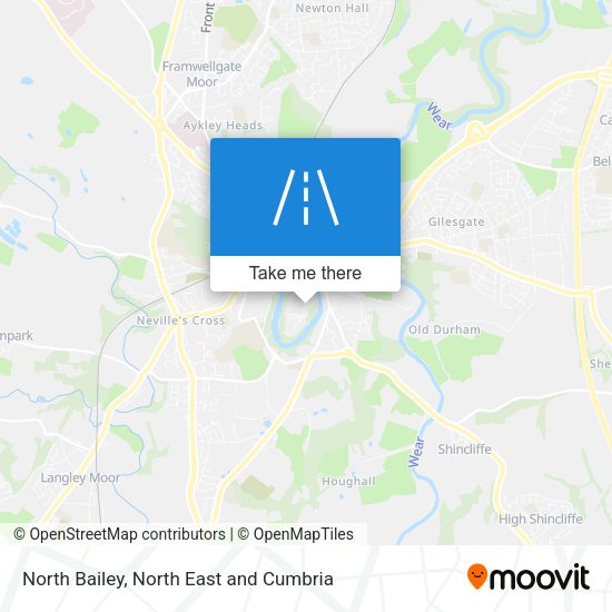 North Bailey map