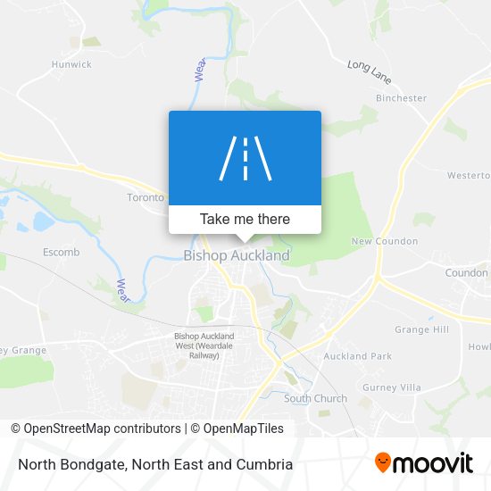 North Bondgate map