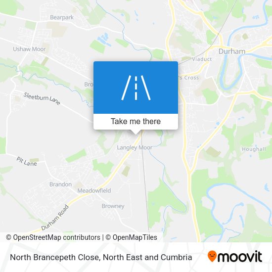 North Brancepeth Close map