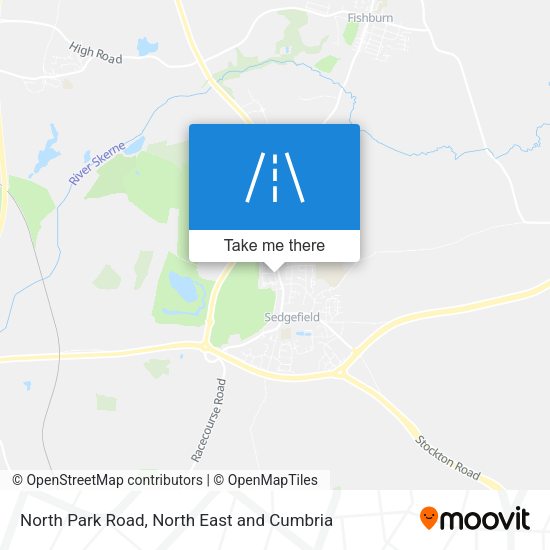 North Park Road map