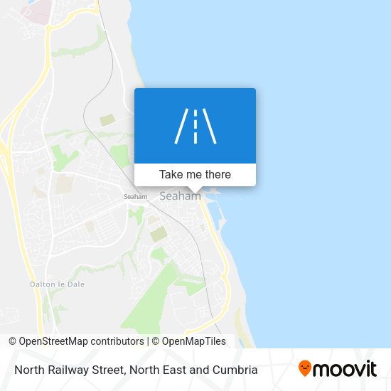 North Railway Street map