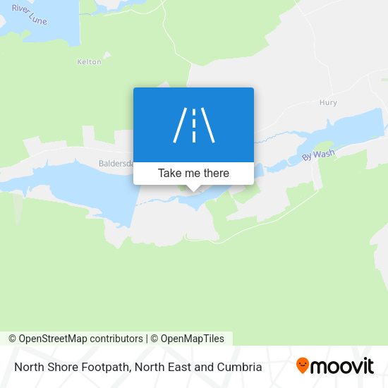 North Shore Footpath map