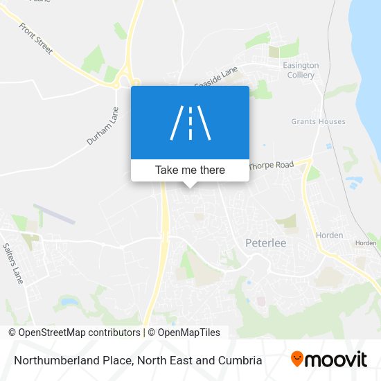 Northumberland Place map
