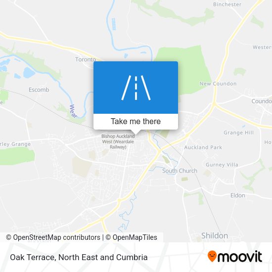 Oak Terrace map