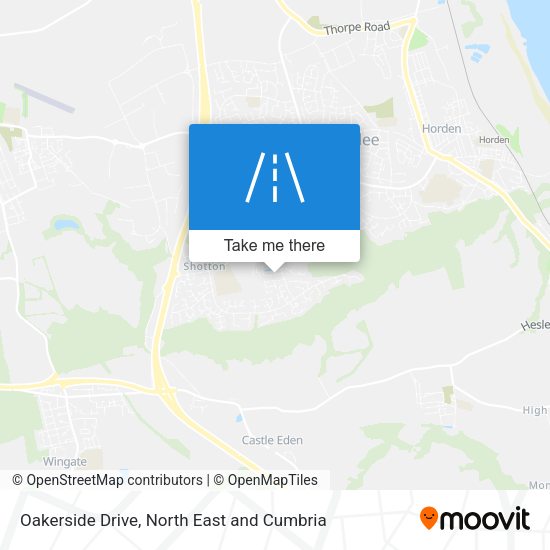 Oakerside Drive map