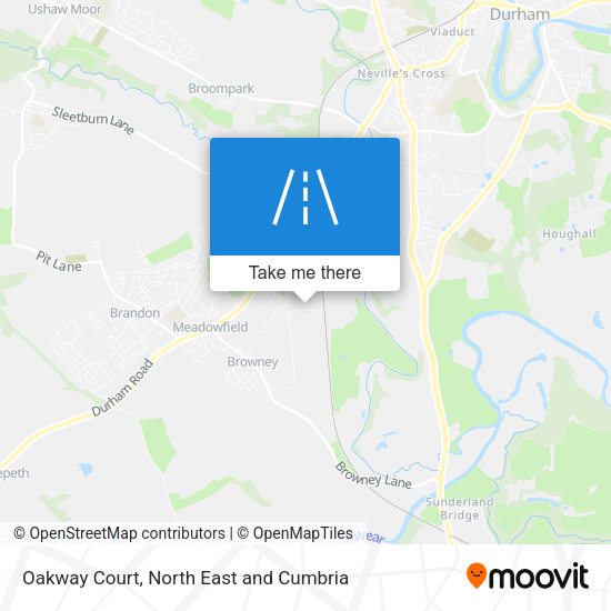 Oakway Court map