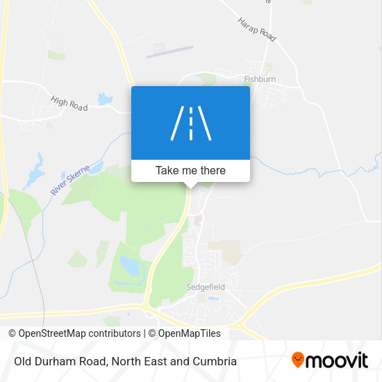 Old Durham Road map