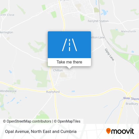Opal Avenue map