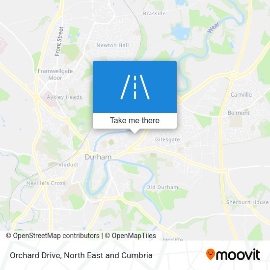 Orchard Drive map