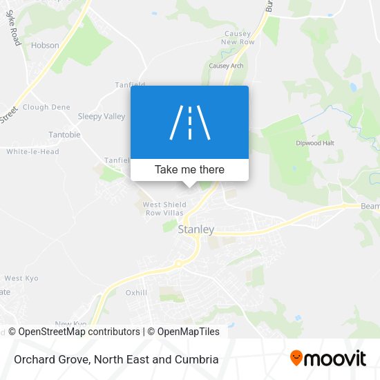 Orchard Grove map