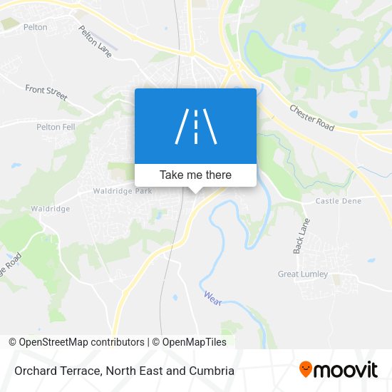 Orchard Terrace map