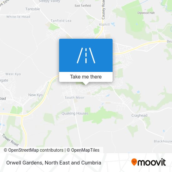 Orwell Gardens map