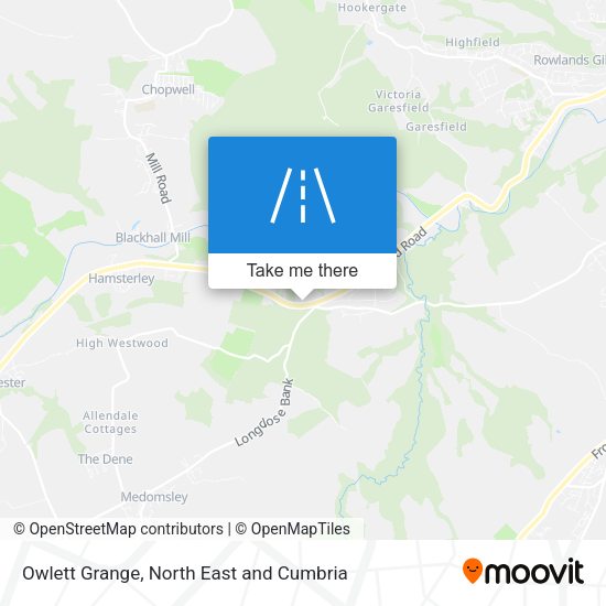 Owlett Grange map