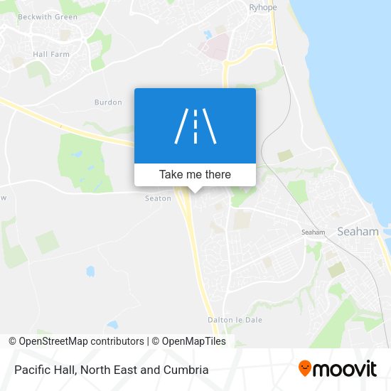 Pacific Hall map