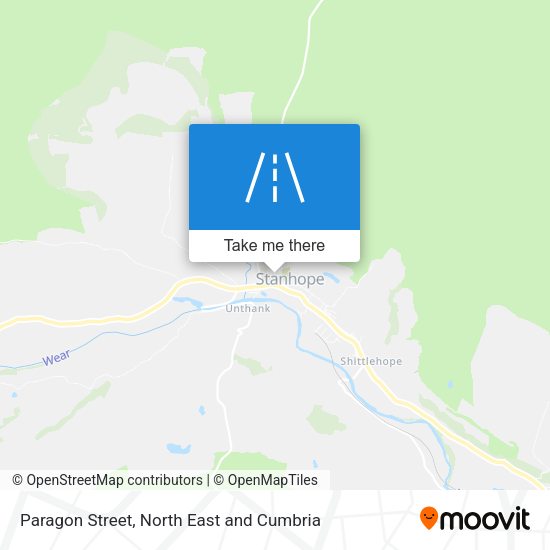 Paragon Street map