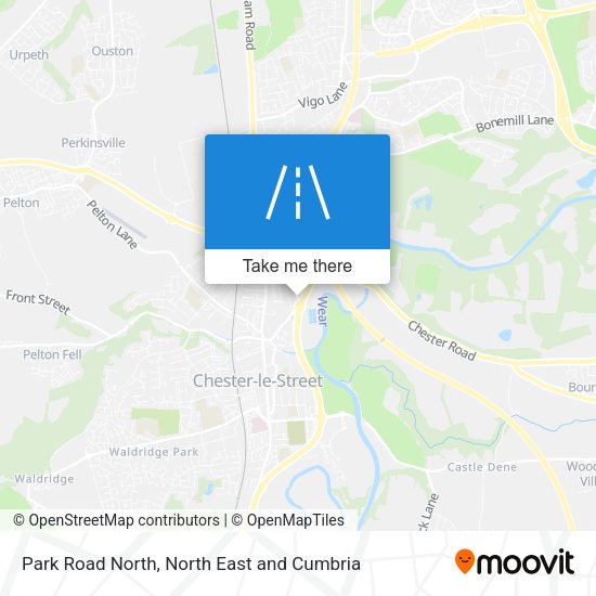 Park Road North map