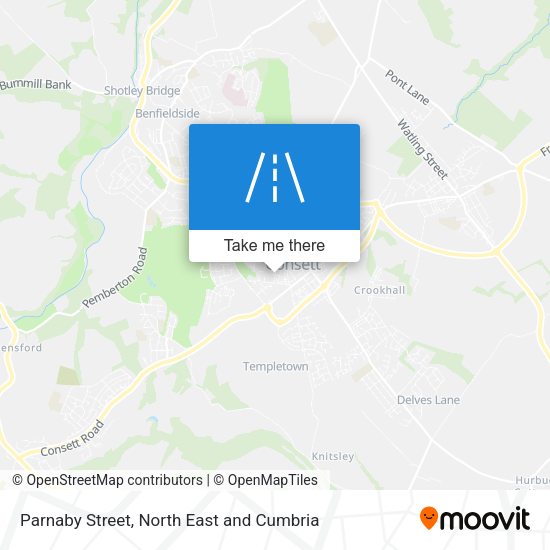 Parnaby Street map