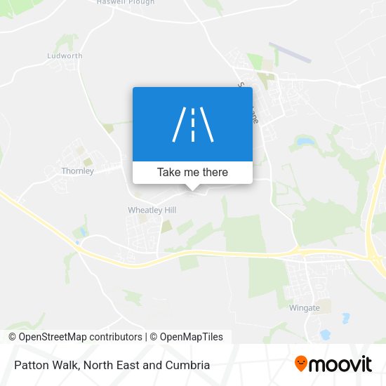 Patton Walk map
