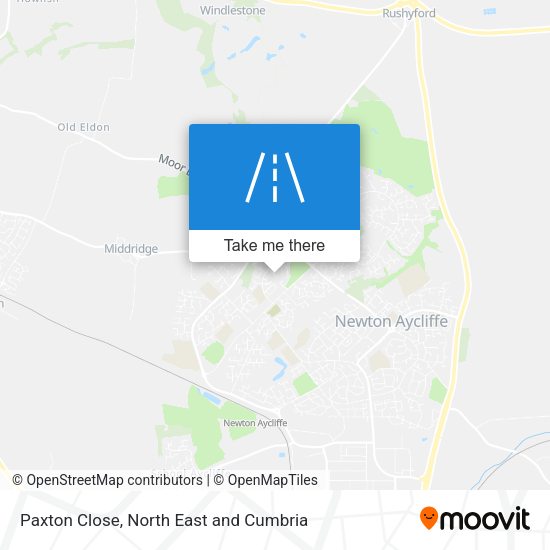 Paxton Close map