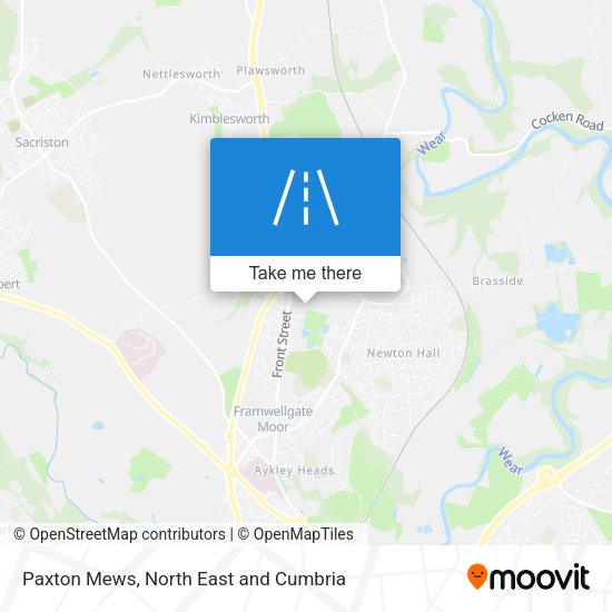 Paxton Mews map