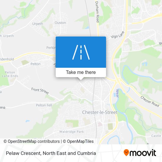 Pelaw Crescent map