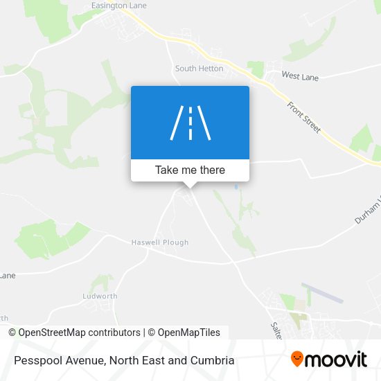 Pesspool Avenue map