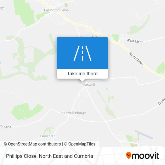 Phillips Close map