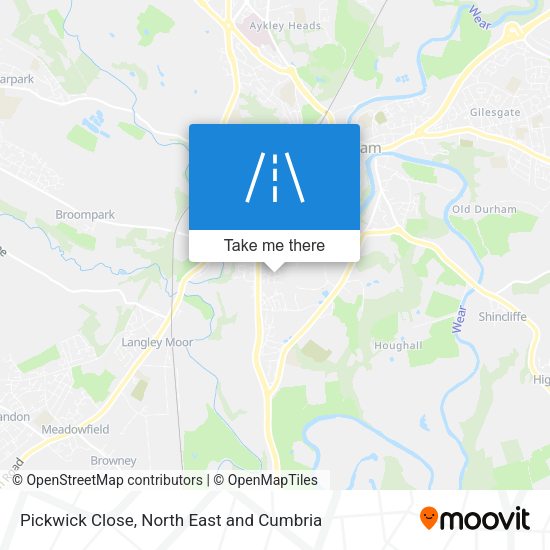 Pickwick Close map