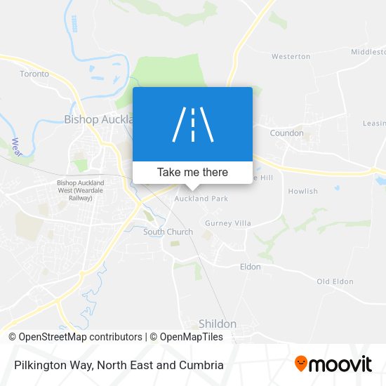 Pilkington Way map