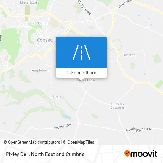 Pixley Dell map