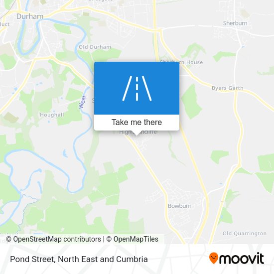 Pond Street map