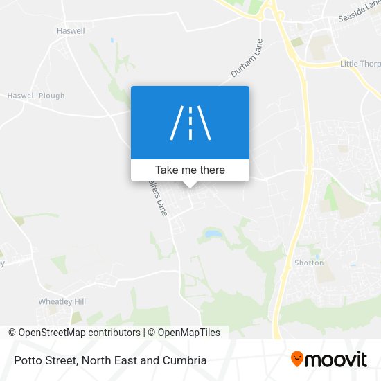 Potto Street map