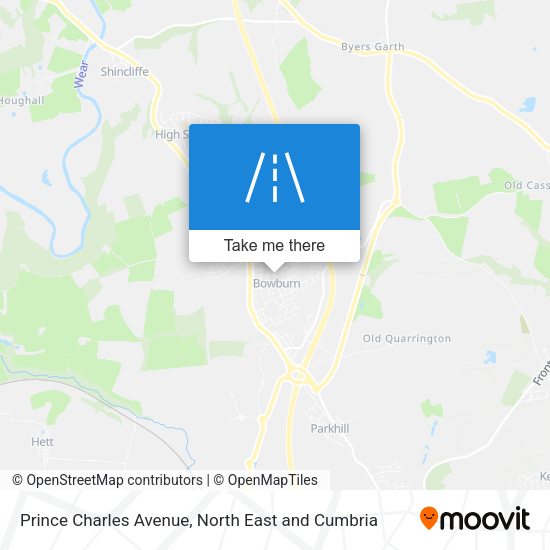Prince Charles Avenue map