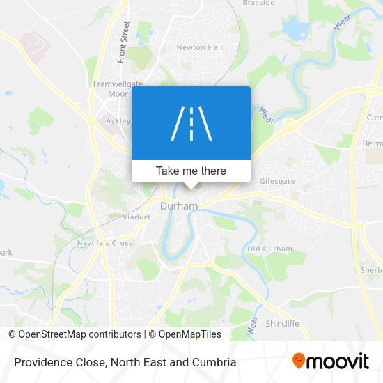 Providence Close map