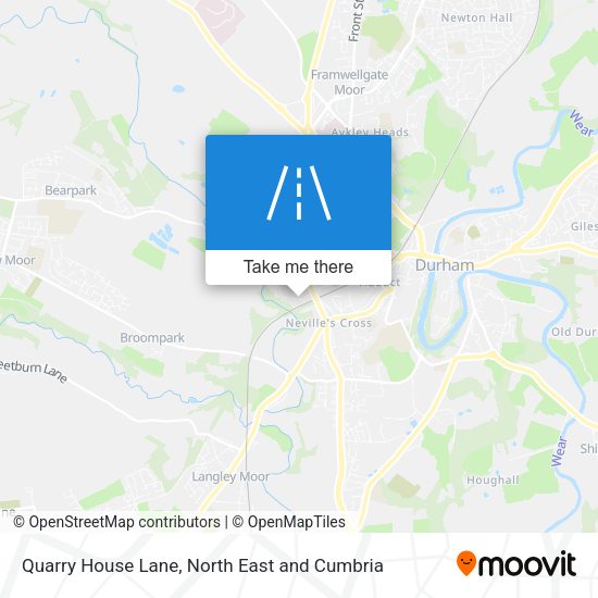 Quarry House Lane map