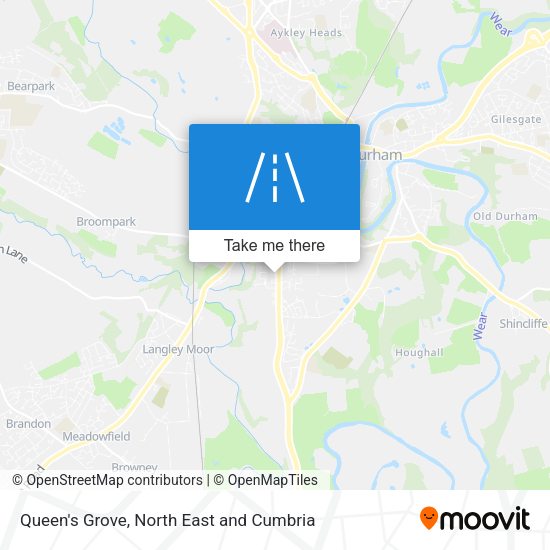 Queen's Grove map