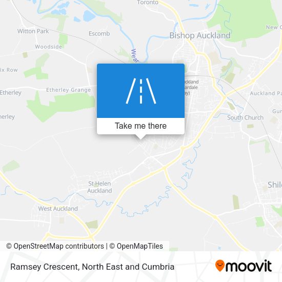 Ramsey Crescent map