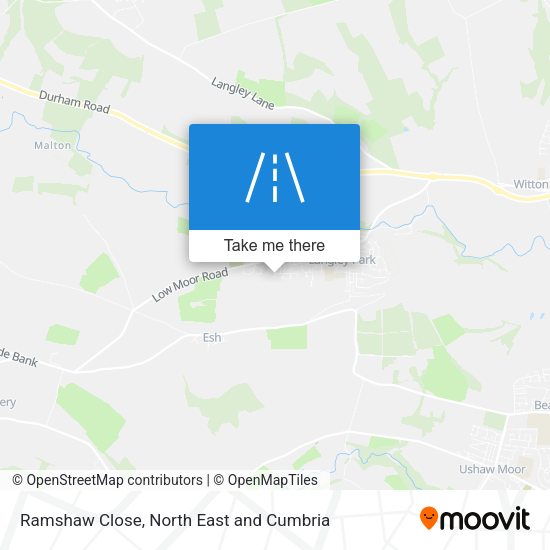 Ramshaw Close map